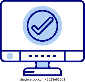 Check Line vector Icon Design