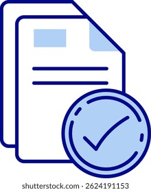 Check Line vector Icon Design
