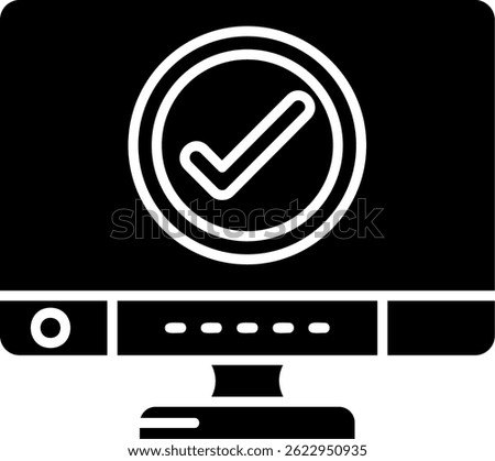 Check Line vector Icon Design