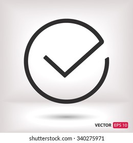 Check Linear Icon One Set Linear Stock Vector (Royalty Free) 340275971 ...
