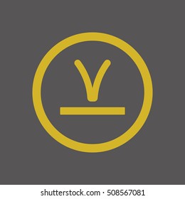  Check list button icon. 