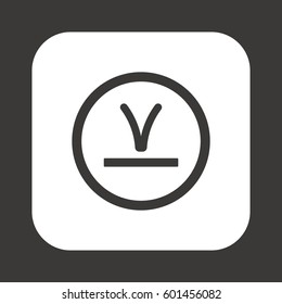  Check list button icon. 