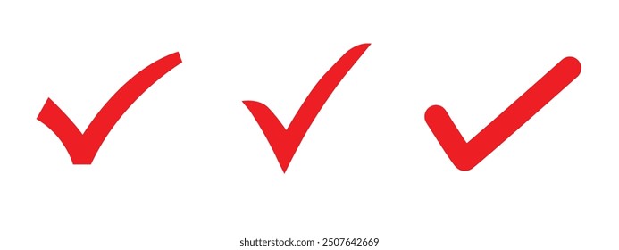 Icono de Botón de lista de comprobación. Marca de verificación en signo redondo.