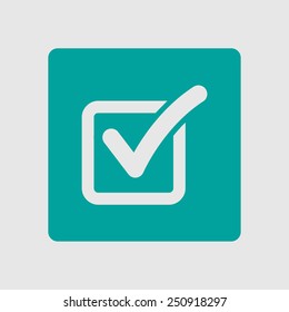 Check List Button Icon Check Mark Stock Vector (Royalty Free) 250918297