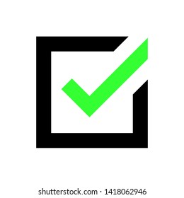 	
check list button icon. check icon vector. check mark icon. Ok vector icon.