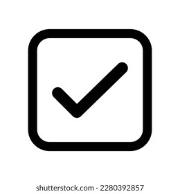 Check list button icon. vector illustration.