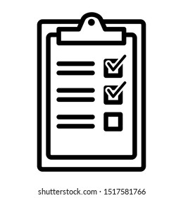 check list concept icon modern concept vector illustration