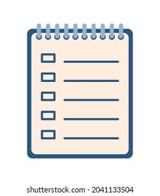 check list design over white
