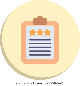 Lista de comprobación Icono de estilo de círculo plano