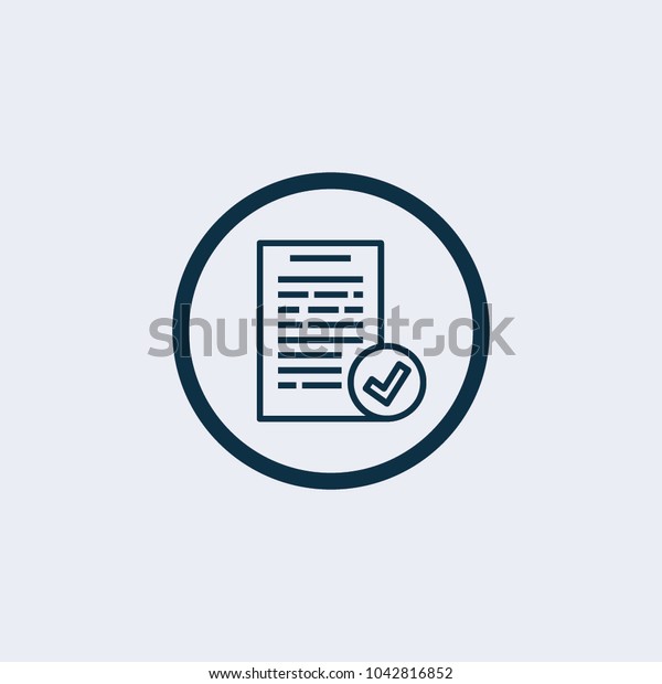 Check List Icon Stock Vector (Royalty Free) 1042816852 | Shutterstock