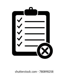 check list icon black and white