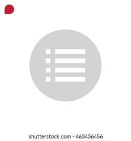 Check list icon Flat .