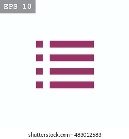 Check list icon Flat .