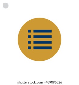 Check list icon Flat .