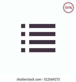 Check list icon Flat .