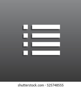 Check list icon Flat .