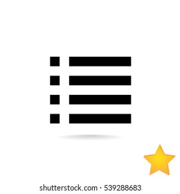 Check list icon Flat .