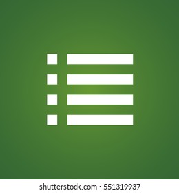 Check list icon Flat .