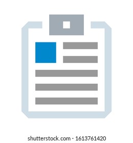 icono de la lista de verificación. ilustración plana del icono vectorial de lista de comprobación para web