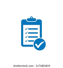check list icon flat style