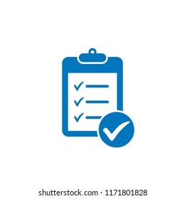 check list icon flat style