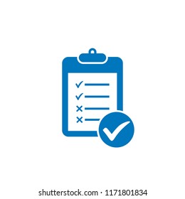 check list icon flat style