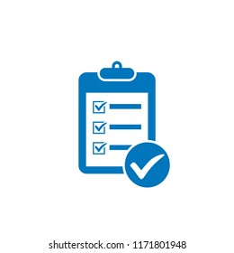 check list icon flat style