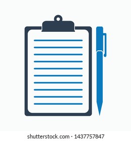 Check list icon. Flat style vector EPS.