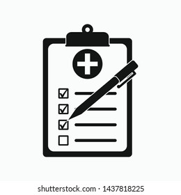 Check list icon. Flat style vector EPS.