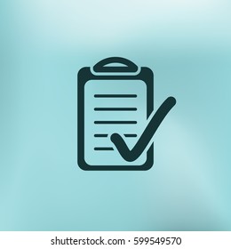 Check list icon illustration