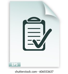 Check list icon illustration