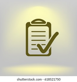 Check list icon illustration