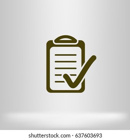 Check list icon illustration