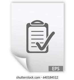 Check list icon illustration