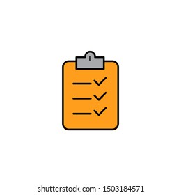 check list icon, illustration design template