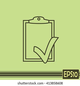 check list icon  Line icon