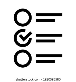 check list icon or logo isolated sign symbol vector illustration - high quality black style vector icons
