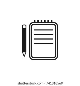 check list icon On white background.