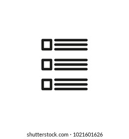check list icon. sign design