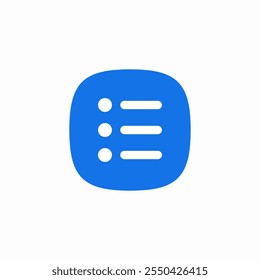 Vector de signo de icono de lista de comprobación