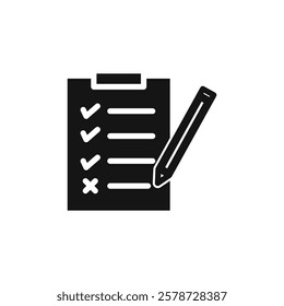 Check list icon Thin line art collection