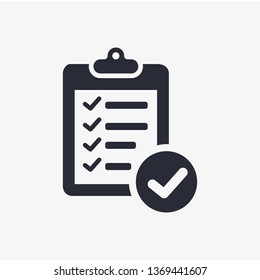 Check List Icon Vector