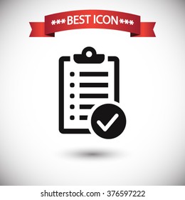 Check List Icon Vector