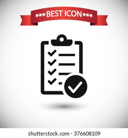 Check List Icon Vector