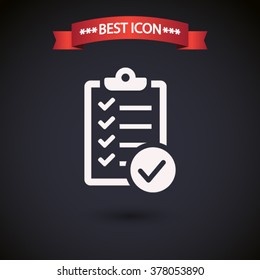 Check list icon vector