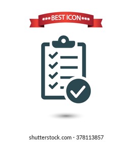 Check list icon vector