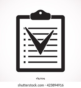 Check list icon vector