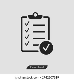 Check list icon vector eps 10