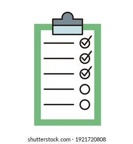 check list icon vector graphic illustration