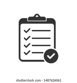 Check list icon vector illustration.